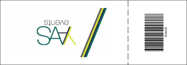 School Carnival General Admission Ticket Product Back