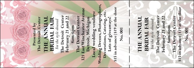 Bridal Fair General Admission Ticket Product Front