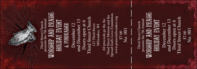 Gospel Event Ticket Product Front