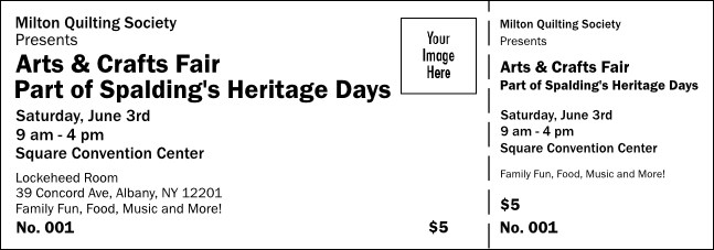 B&W Logo General Admission Ticket 001 Product Front