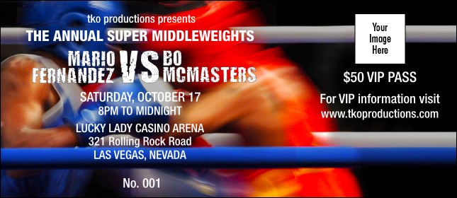 Boxing VIP Pass Product Front