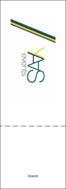 Softball Event Ticket Product Back