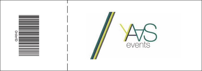 Pink Two-Tone General Admission Ticket Product Back