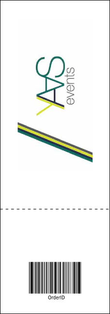 Bucking Bronco Rodeo Event Ticket Product Back