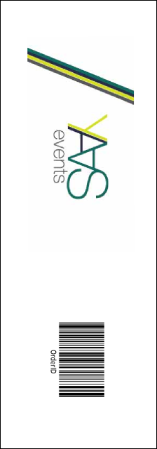 Romeo and Juliet Event Ticket Product Back