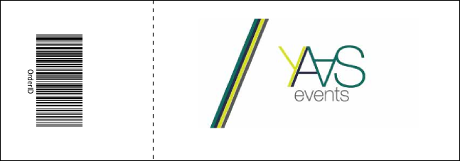 Airline Event Ticket Product Back