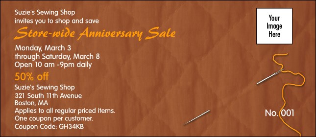 Quilting and Sewing Coupon 2 Product Front