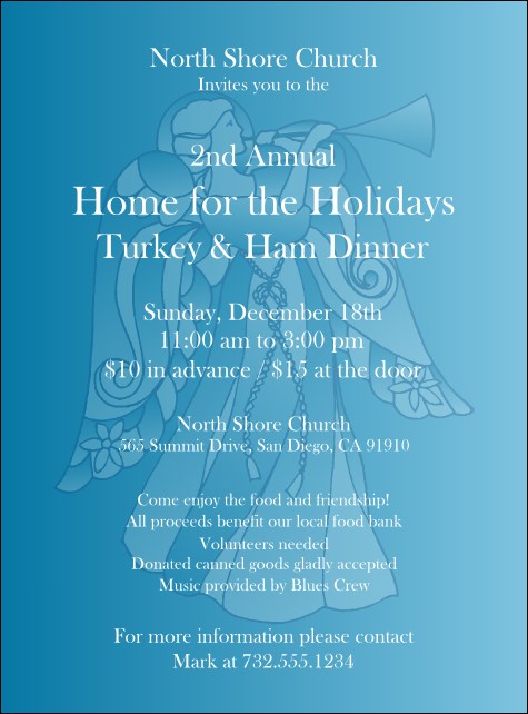 Christmas Angel Flyer 001 Product Front