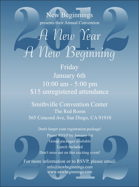 Year Flyer (Blue)