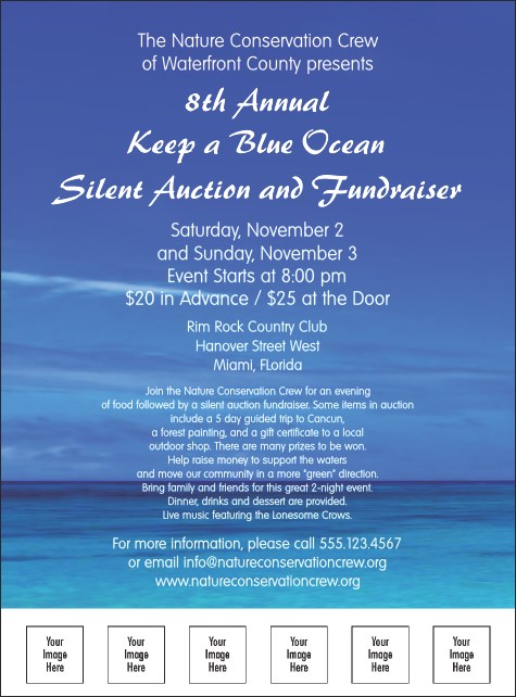 Nature Series - Blue Ocean Flyer Product Front