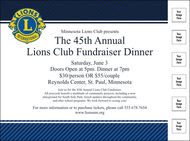 Lions Club Flyer Product Front