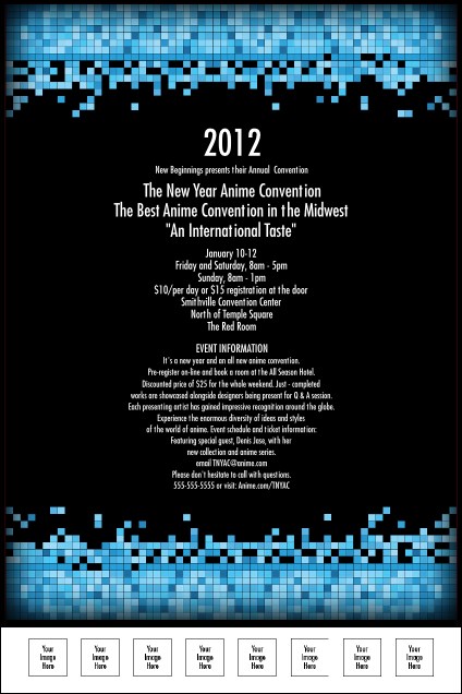 Techno Poster Product Front