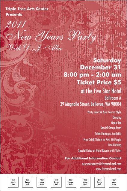 Year Classic Red Poster Product Front