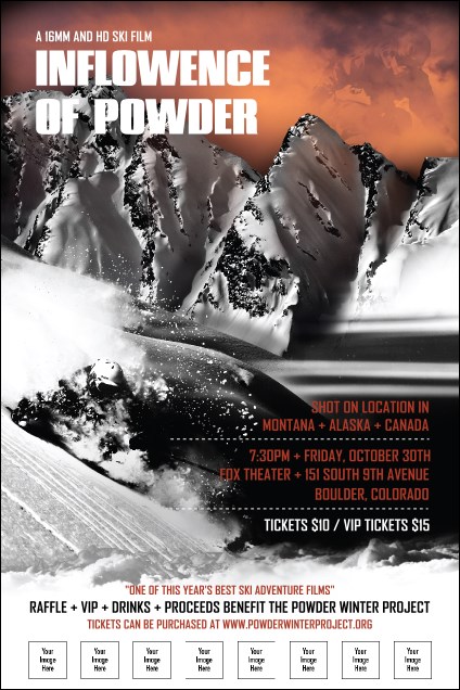 Snow Report Ski Poster Product Front