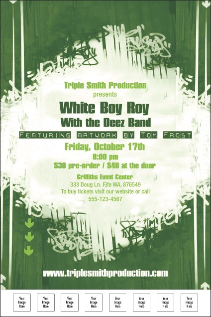 Hip Hop Green Poster Product Front