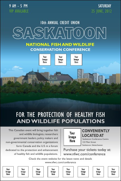 Saskatoon Logo Poster Product Front