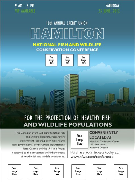 Hamilton Logo Flyer  Product Front