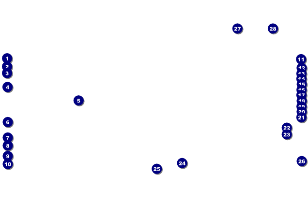 Santa Line Up Poster Front Field Markers