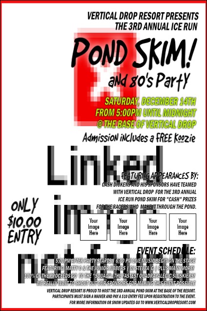 Snowboarding Poster Product Front