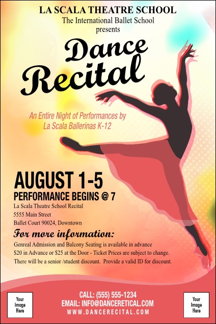 Dance Silhouette Poster Product Front