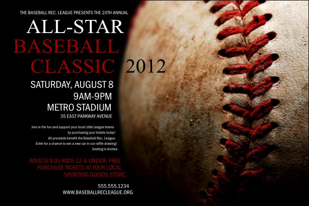 Baseball Stiches Poster Product Front