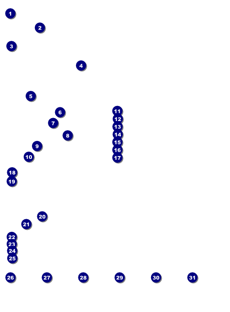 All Star Retro Baseball Logo Flyer Front Field Markers
