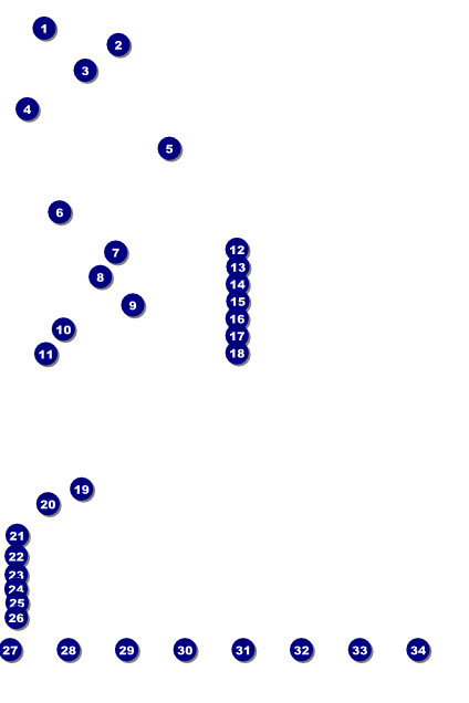 All Star Retro Baseball Logo Poster Front Field Markers