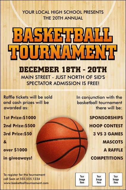 Basketball Court Poster Product Front