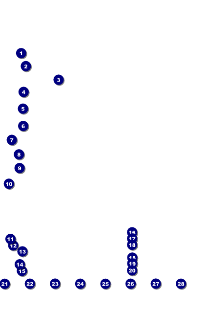 Crash Zone Logo Poster Front Field Markers