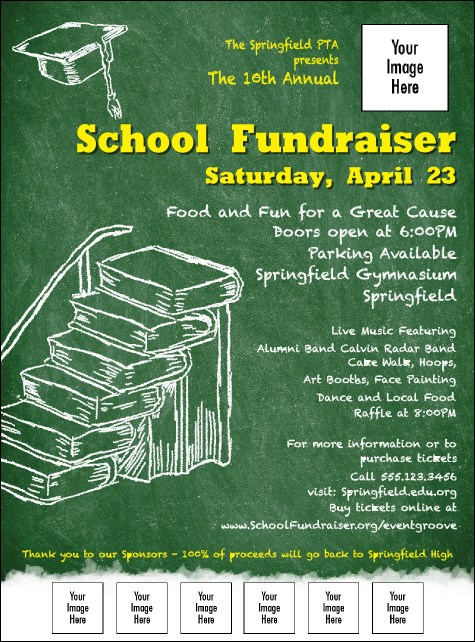 Education Chalk Board Flyer Product Front