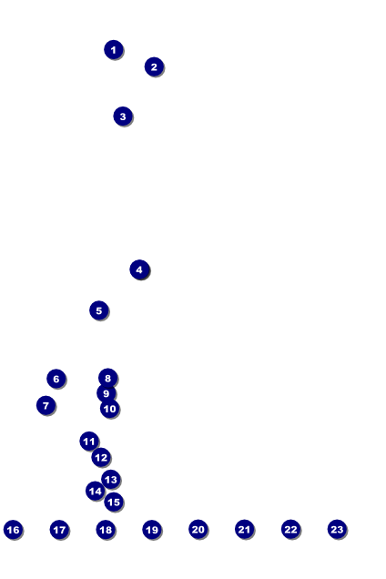 Lacrosse Flyer Front Field Markers