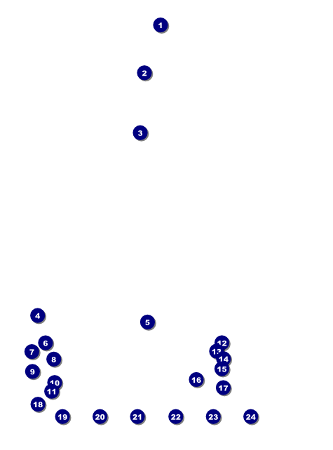 Ice Skating Logo Flyer Front Field Markers