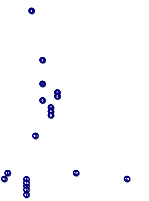 Year Neon Lights Flyer Front Field Markers