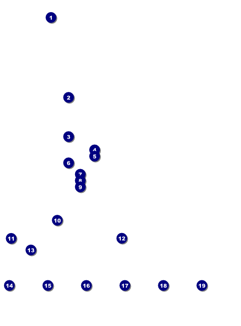 Year Neon Lights Logo Flyer Front Field Markers