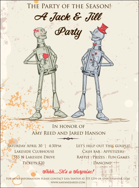 Robot Jack and Jill Flyer