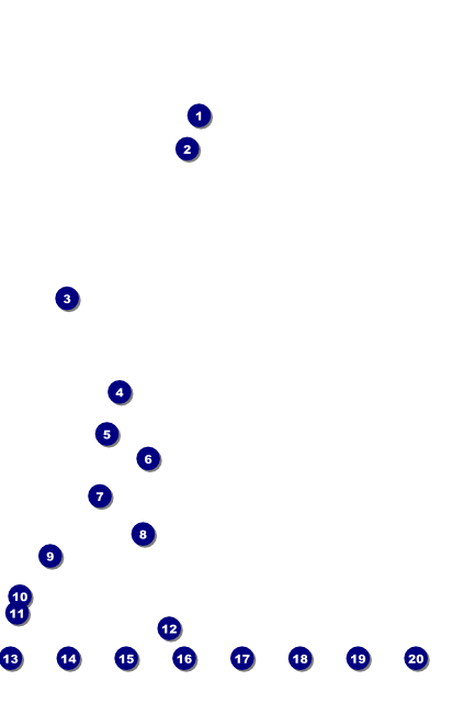 Flower Stag & Doe Logo Poster Front Field Markers