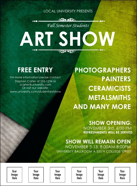 Abstract Logo Flyer Product Front