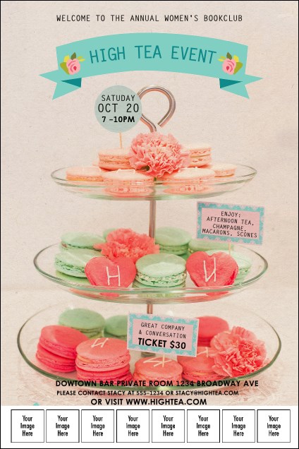 High Tea Logo Poster Product Front
