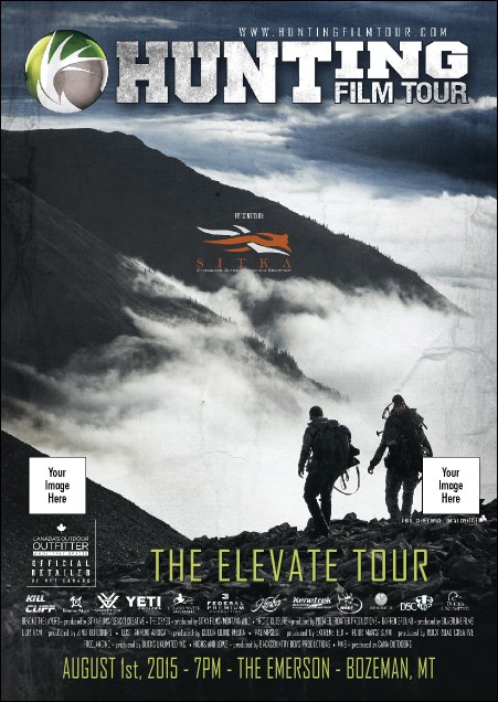 2015 Hunting Film Tour Flyer Product Front