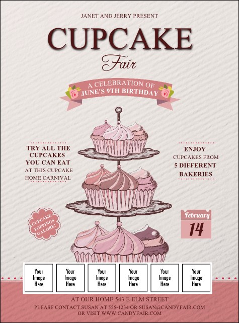 Cupcake Logo Flyer