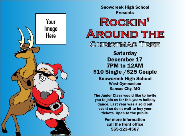 Santa Clause Invitation 001 Product Front