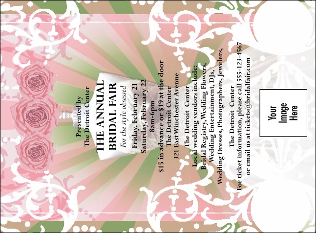 Bridal Fair Invitation Product Front