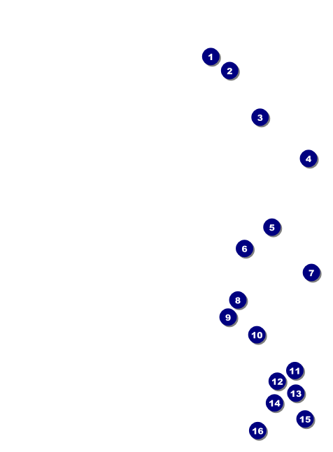 Classic Black Pinstripe Invitation Front Field Markers