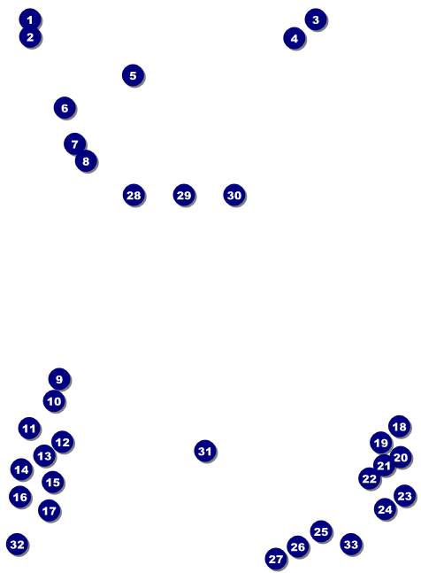 Hamilton Invitation Front Field Markers