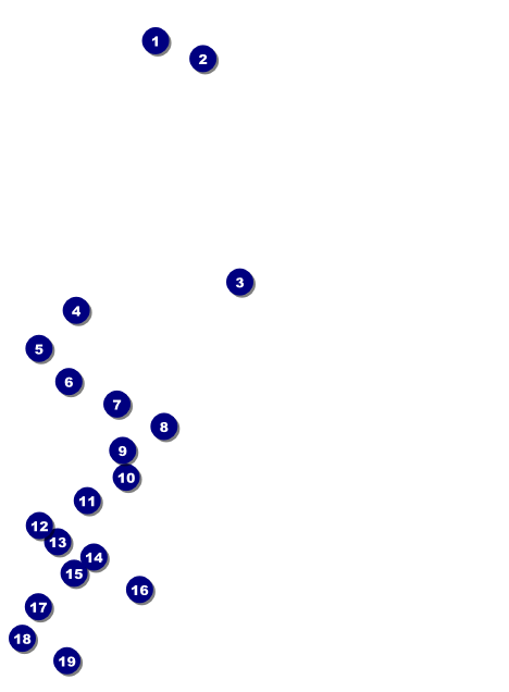 Hanukkah Abstract Invitation Front Field Markers