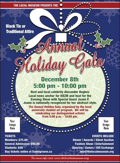 Holiday Ornament Invitation Product Front