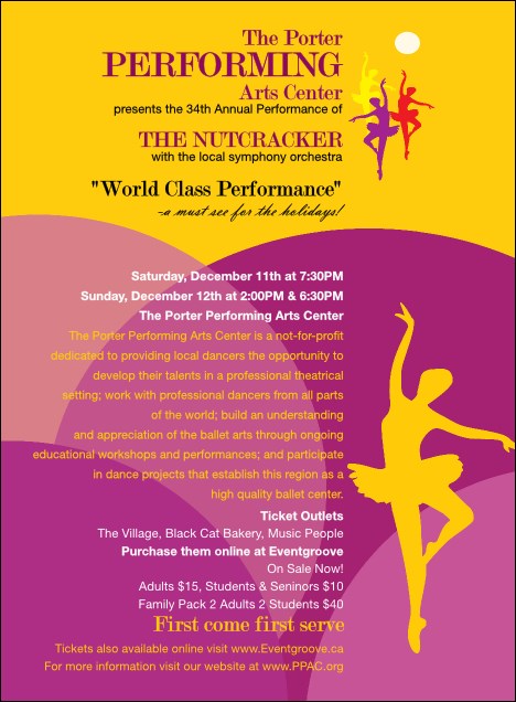 Dance Circles Invitation Product Front