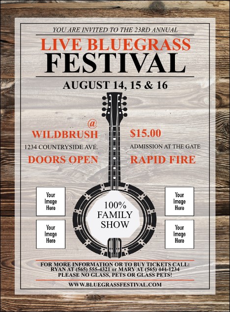 Banjo Invitation Product Front