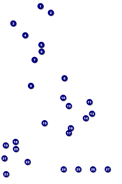 Women's Expo Abstract Invitation Front Field Markers