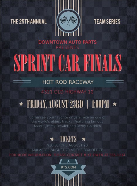 Car Racing Invitation